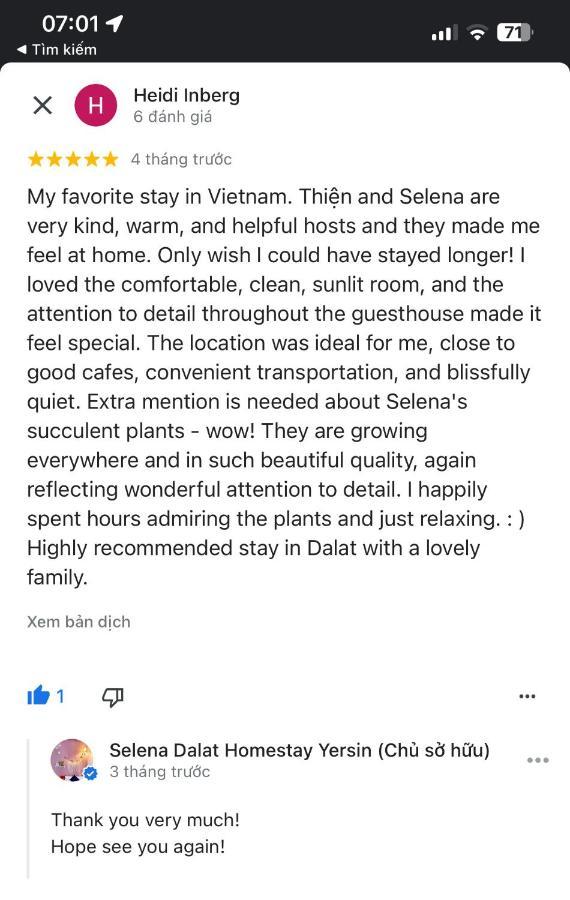 Selena Dalat Homestay Luaran gambar
